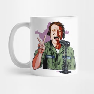 Robin Williams - An illustration by Paul Cemmick Mug